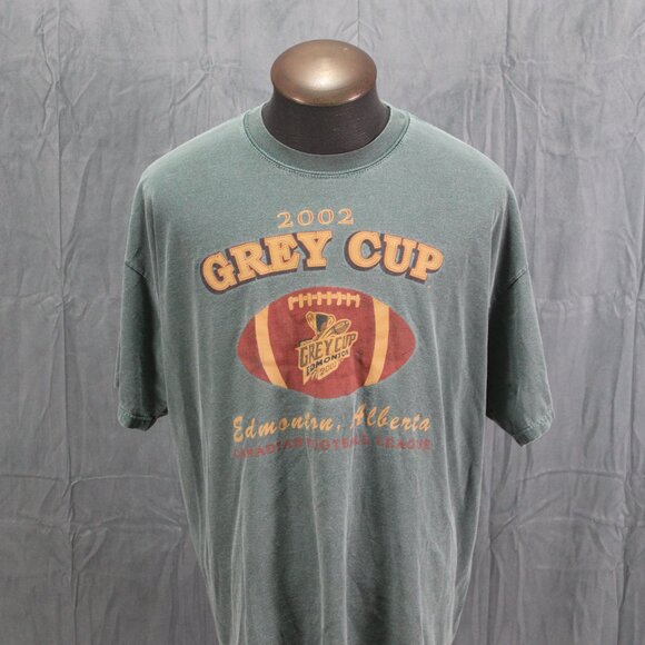 Grey Cup Shirt (VTG) - 2002 Grey Cup Football Logo - Men's XL - Picture 3 of 7